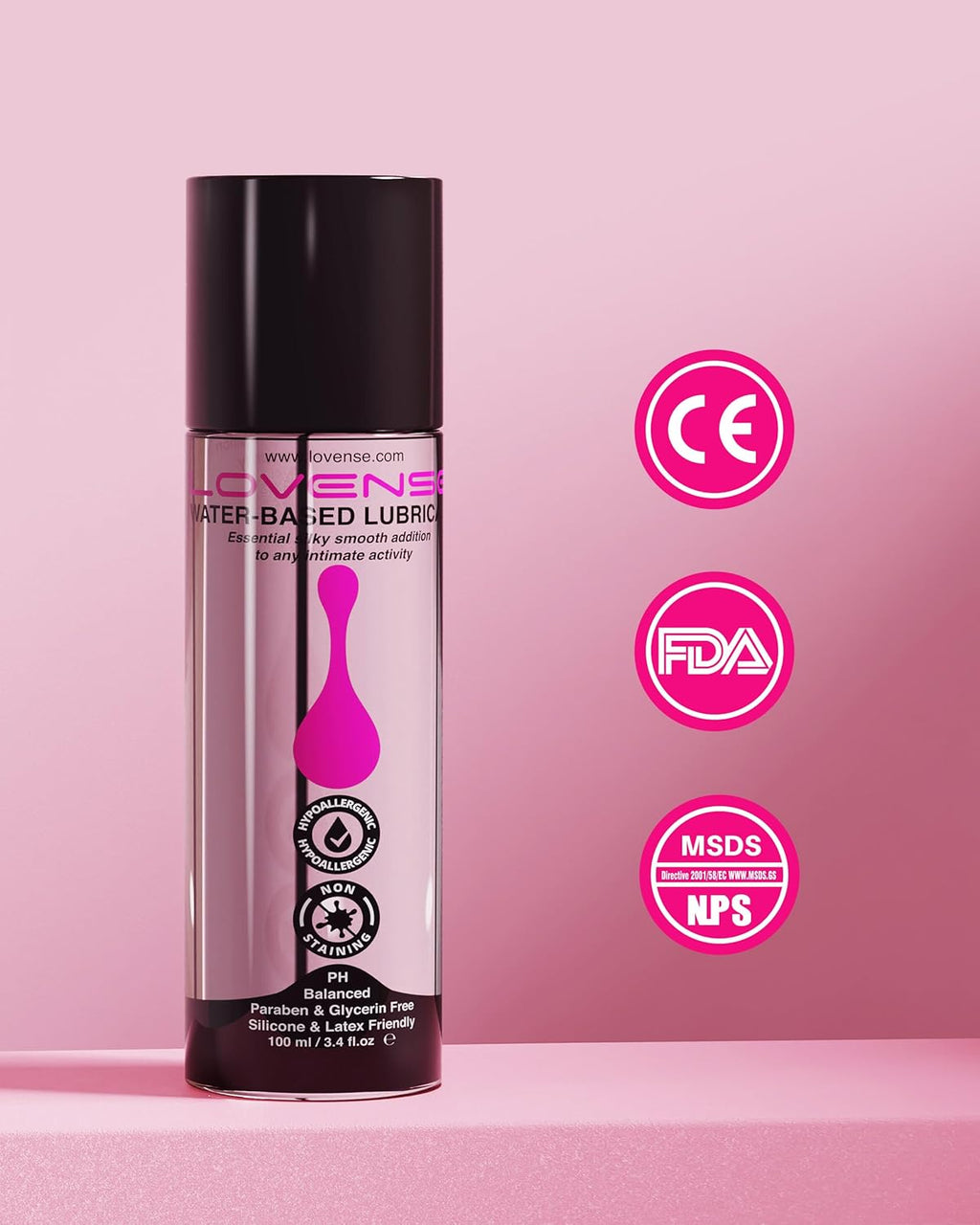 Water Based Lube Gel Personal Lubricant, Sex Lube for Men Women