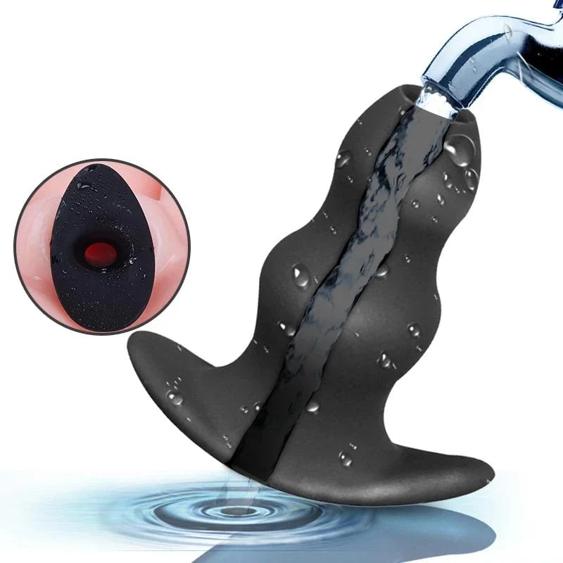 Hollow Anal Speculum Silicone Butt Plug 