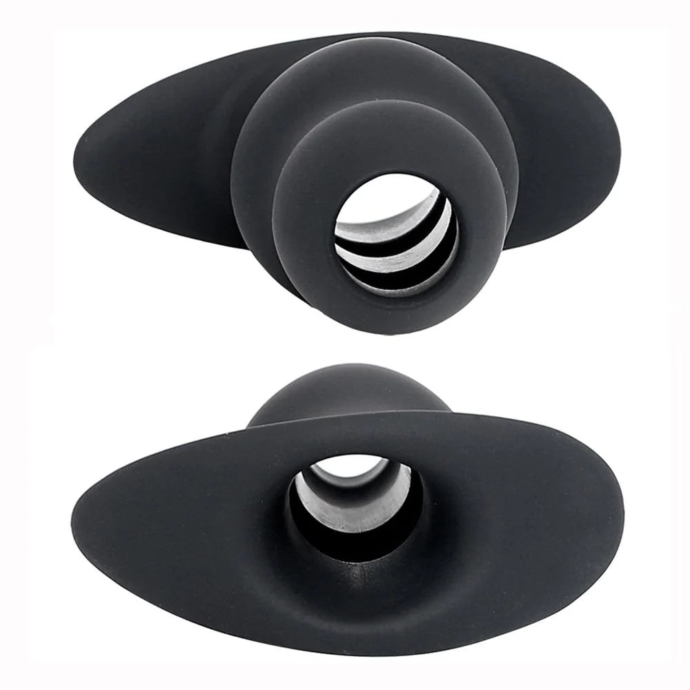Hollow Anal Speculum Silicone Butt Plug 