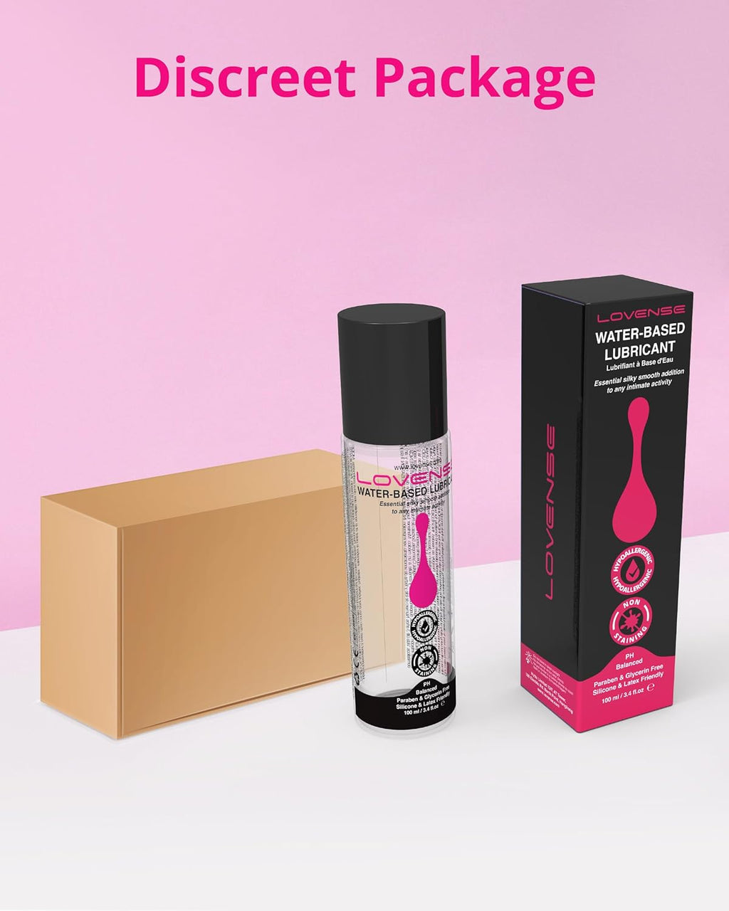 Water Based Lube Gel Personal Lubricant, Sex Lube for Men Women